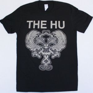 THE HU SYMBOL NEW BLACK T-SHIRT