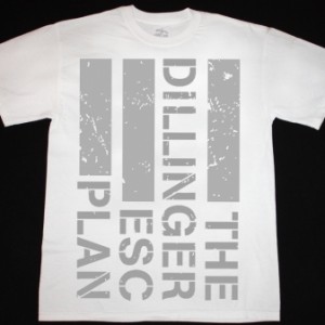 THE DILLINGER ESCAPE PLAN LOGO NEW WHITE T-SHIRT
