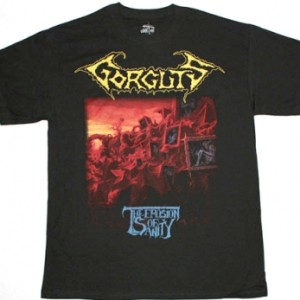 GORGUTS THE EROSION OF SANITY '93  NEW BLACK T-SHIRT