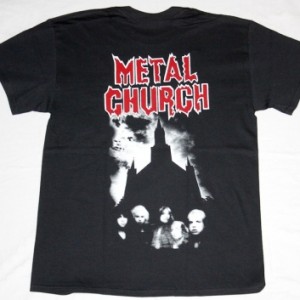 METAL CHURCH S/T 1984 NEW BLACK T-SHIRT