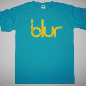 BLUR LOGO NEW CARRIBEAN BLUE T-SHIRT