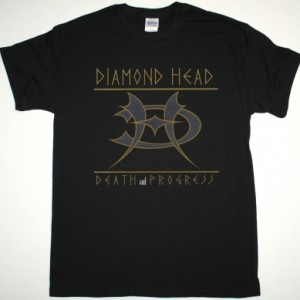 DIAMOND HEAD DEATH AND PROGRESS NEW BLACK T-SHIRT