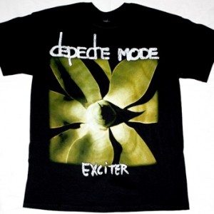 DEPECHE MODE EXCITER 2001 NEW BLACK T-SHIRT