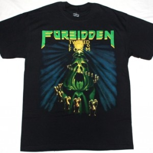 FORBIDDEN TWISTED INTO FORM '90 NEW BLACK T-SHIRT
