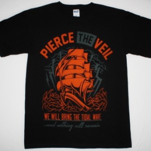 PIERCE THE VEIL SHIP NEW BLACK T-SHIRT