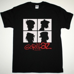 GORILLAZ DEMON DAYS NEW BLACK T SHIRT