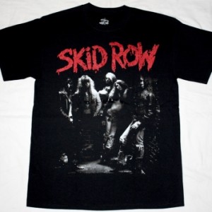 SKID ROW BAND  NEW BLACK T-SHIRT