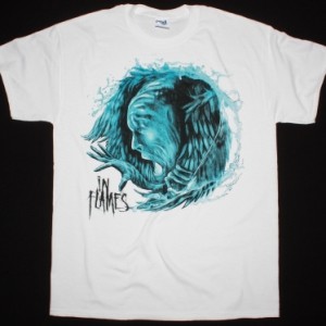 IN FLAMES SIREN CHARMS 2014 NEW WHITE T-SHIRT