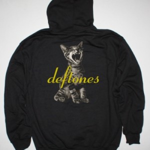 DEFTONES ADRENALINE NEW BLACK ZIPPED HOODIE
