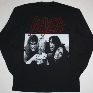 SLAYER REIGN IN BLOOD'86   NEW BLACK LONG SLEEVE T-SHIRT