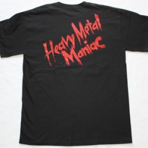 EXCITER HEAVY METAL MANIAC'83 NEW BLACK T-SHIRT