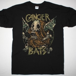 CANCER BATS SKULL BAT NEW BLACK T-SHIRT