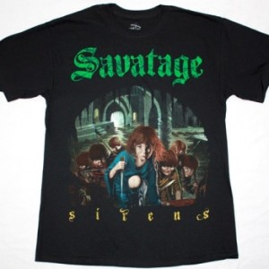 SAVATAGE SIRENS NEW BLACK T-SHIRT