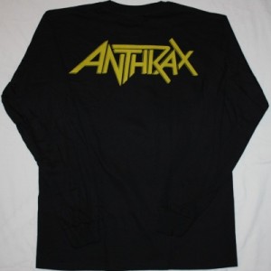 ANTHRAX AMONG THE LIVING'87 NEW BLACK LONG SLEEVE T-SHIRT