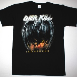 OVERKILL IRONBOUND 2010 NEW BLACK T-SHIRT