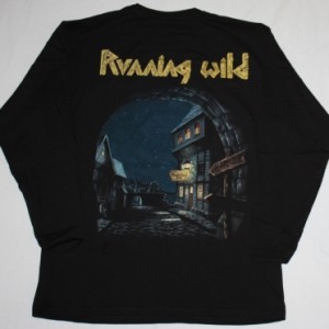 RUNNING WILD PORT ROYAL'88 NEW BLACK LONG SLEEVE T-SHIRT
