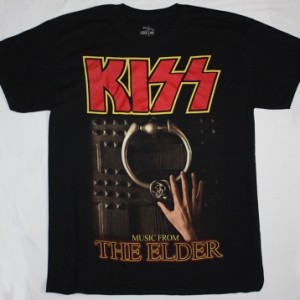 KISS MUSIC FROM THE ELDER 1981 NEW BLACK T-SHIRT