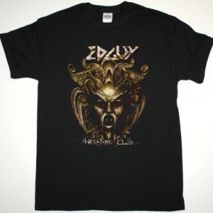 EDGUY HELLFIRE CLUB NEW BLACK T-SHIRT