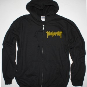 KVELERTAK LOGO NEW BLACK ZIPPED HOODIE