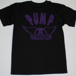 AEROSMITH PUMP BAND PICTURE NEW BLACK TSHIRT