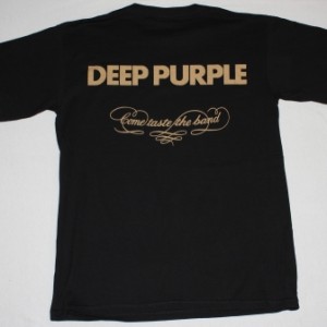 DEEP PURPLE COME TASTE THE BAND'75 NEW BLACK T-SHIRT