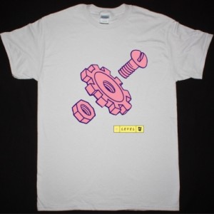 LEVEL 42 WORLD MACHINE 1985 NEW ICE GREY T-SHIRT