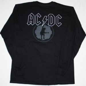 AC DC BLACK ICE  AC/DC NEW BLACK LONG SLEEVE T-SHIRT