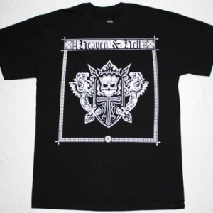 HEAVEN & HELL NEW BLACK T-SHIRT