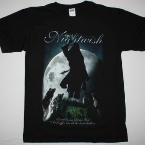 NIGHTWISH SEVEN DAYS TO THE WOLVES NEW BLACK T-SHIRT