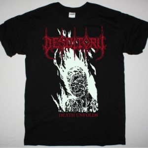 DESULTORY DEATH UNFOLDS DEMO 1990 NEW BLACK TSHIRT