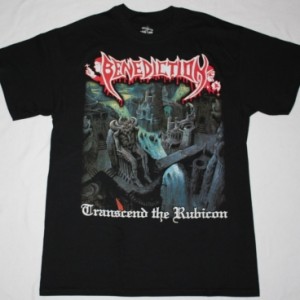 BENEDICTION TRANSCEND THE RUBICON'93 NEW BLACK T-SHIR