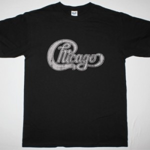 CHICAGO LOGO NEW BLACK T-SHIRT