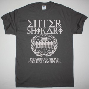 ENTER SHIKARI CROWUDSURF SQUAD NEW GREY T-SHIRT