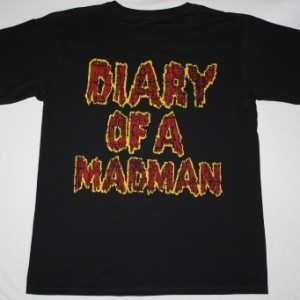 OZZY OSBOURNE DIARY OF A MADMAN'81  S-XXL NEW BLACK T-SHIRT