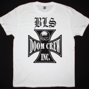 BLACK LABEL SOCIETY DOOM CREW NEW WHITE T-SHIRT