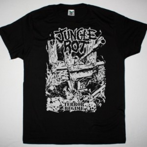 JUNGLE ROT TERROR REGIME NEW BLACK T-SHIRT