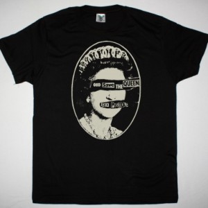 SEX PISTOLS GOD SAVE THE QUEEN NEW BLACK T SHIRT