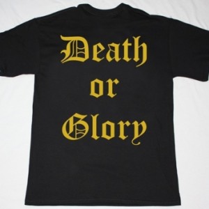 RUNNING WILD DEATH OR GLORY '89 NEW BLACK T-SHIRT