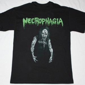 NECROPHAGIA SEASON OF THE DEAD '87 NEW BLACK T-SHIRT