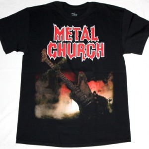 METAL CHURCH S/T 1984 NEW BLACK T-SHIRT