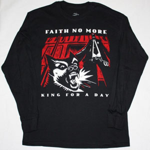 FAITH NO MORE KING FOR A DAY'95 NEW BLACK LONG SLEEVE T-SHIRT