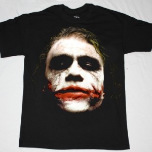 THE JOKER BATMAN MOVIE THE DARK KNIGHT NEW BLACK T-SHIRT