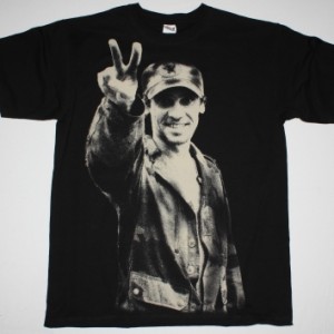 MANU CHAO VICTORIA  JUMBO PRINT NEW BLACK T-SHIRT