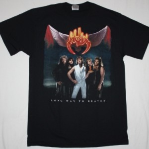 HELIX LONG WAY TO HEAVEN'85 NEW BLACK T-SHIRT