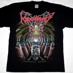 MONSTROSITY  IMPERIAL DOOM 1992 NEW BLACK T-SHIRT