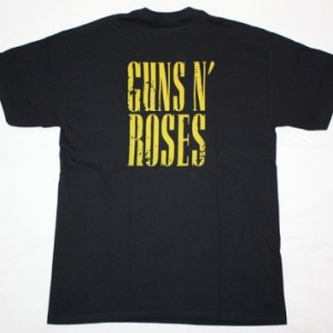 GUNS N ROSES SIGN NEW BLACK T-SHIRT
