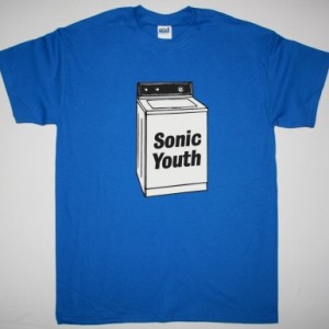 SONIC YOUTH WASHING MACHINE NEW BLUE T SHIRT