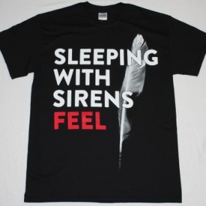 SLEEPING WITH SIRENS FEEL NEW BLACK T-SHIRT