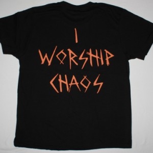 CHILDREN OF BODOM I WORSHIP CHAOS NEW BLACK T-SHIRT