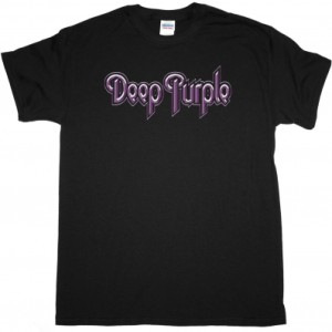 DEEP PURPLE LOGO NEW BLACK T-SHIRT